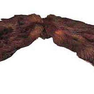 COLLAR, MUSKRAT FUR, LOOKS UNWORN, VERY THICK SOFT FUR, MEDIUM BROWN, 45 X 10 IN